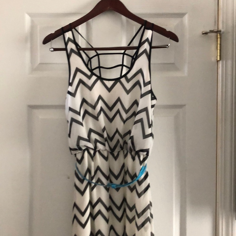 Beautiful Maxi Dress with Belt